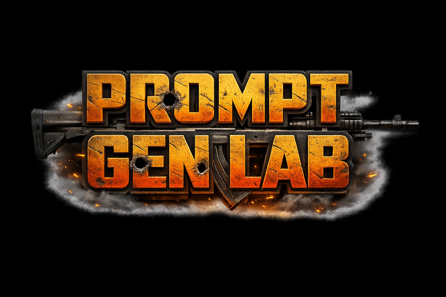 PUBG-inspired battle royale typography